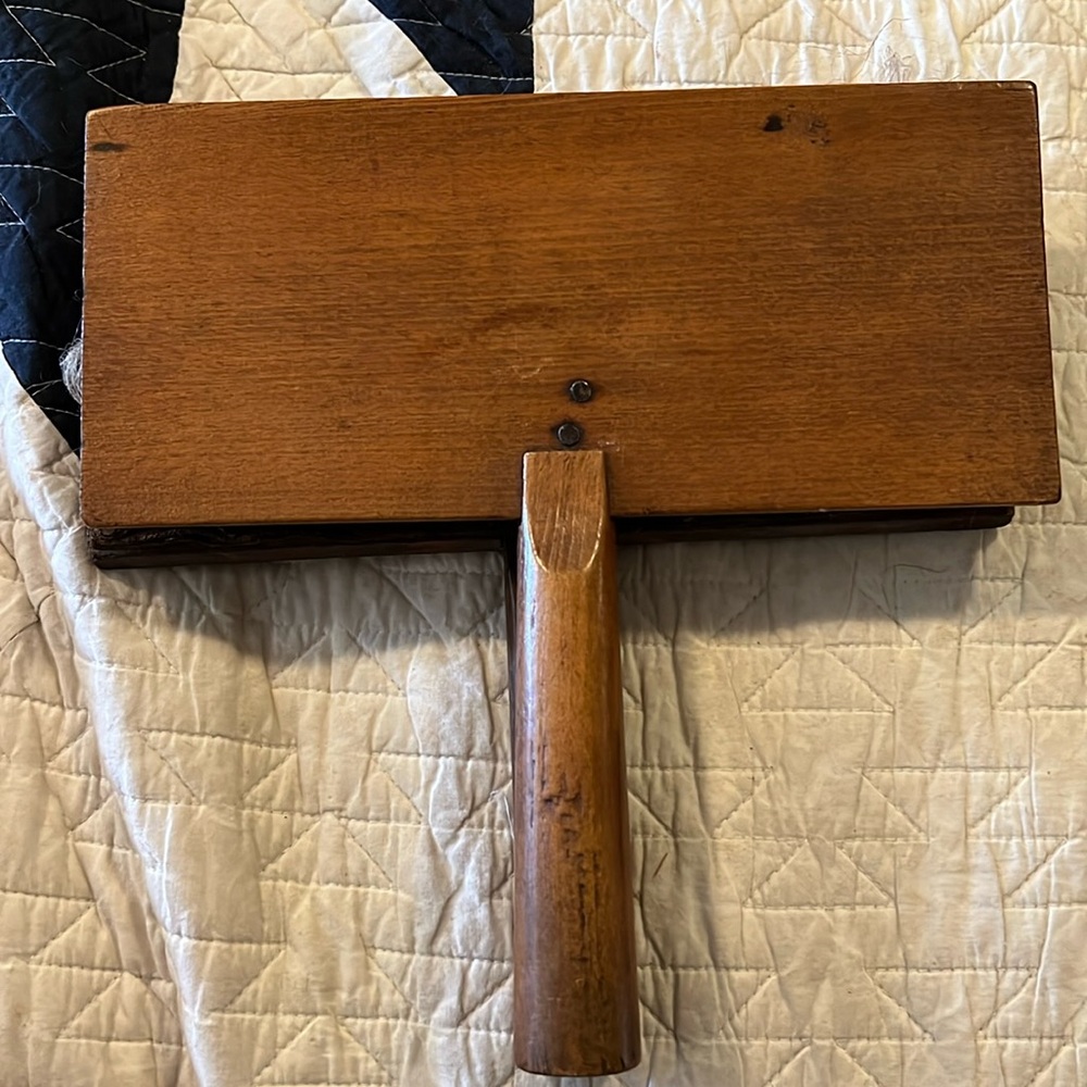Antique wood wool carders